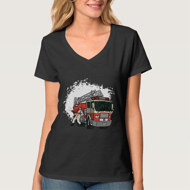 Camiseta Bomberos voluntarios Bomberos Bomberos (Anverso)