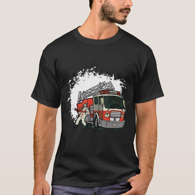 Camiseta Bomberos voluntarios Bomberos Bomberos (Anverso)