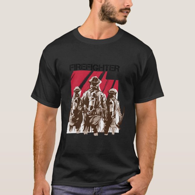 Camiseta Bomberos Y Rescate Para Navidades (Anverso)