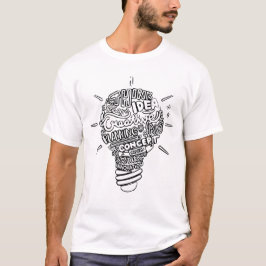 Camiseta Bombilla creativa