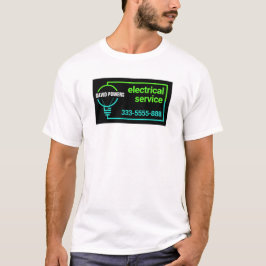 Camiseta Bombilla de alimentación del circuito de cableado 