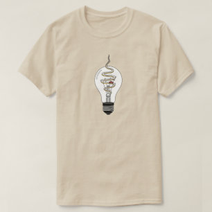 Camiseta Bombilla de luz de carretera de la ciudad - camise