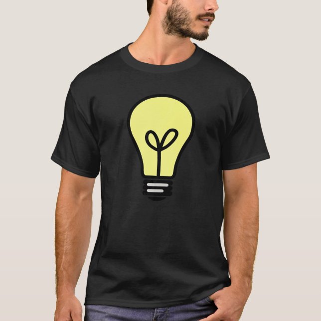 Camiseta Bombilla Idea (Anverso)