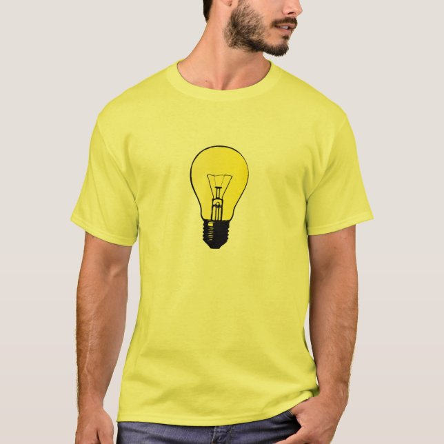 Camiseta Bombilla incandescente (Anverso)