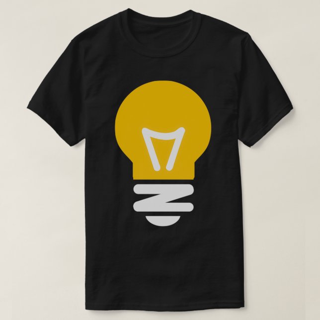 Camiseta Bombilla ligera (Diseño del anverso)
