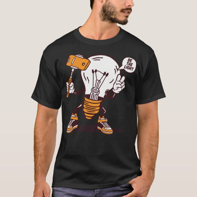 Camiseta Bombilla selfie (Anverso)