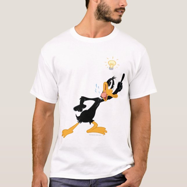 Camiseta Bombilla sobre la cabeza de DAFFY DUCK™ (Anverso)