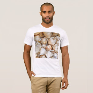 Camiseta Bombillas de ajo Arte de esquema negro artístico