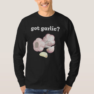 Camiseta Bombillas de tela de ajo para cocinar