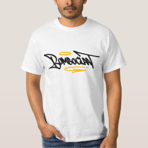 Camiseta Bomboclat Graffiti Etiqueta Estilo Unisex Reggae