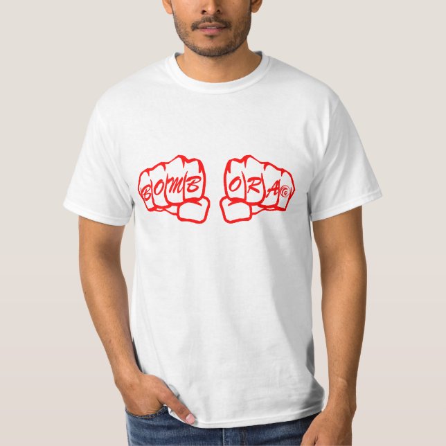 Camiseta Bombora Knuckles rojo (Anverso)