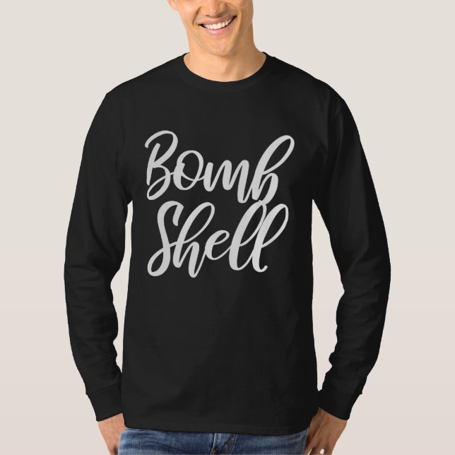Camiseta Bombshell  Casual & Gym Apparel For Girls and Wome (Anverso)