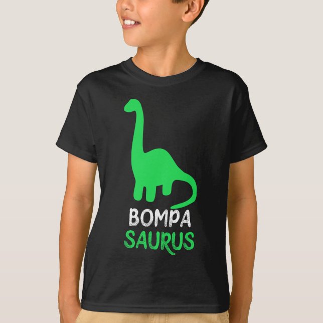 Camiseta Bompa-saurus Funny Dino Dinosaur Bompasaurus  (Anverso)