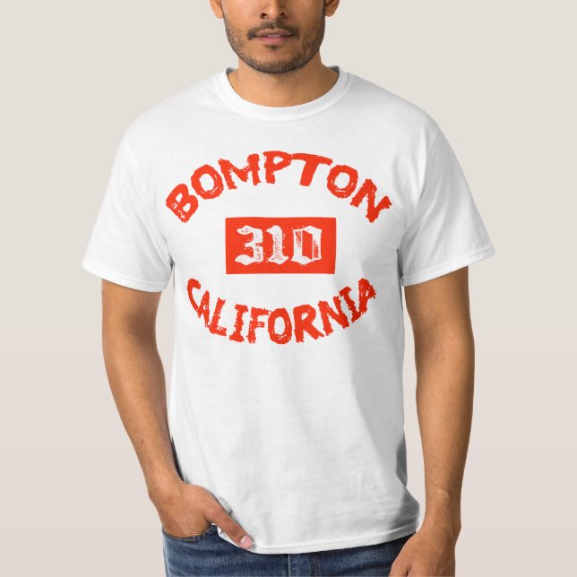 Camiseta Bompton, California (Anverso)