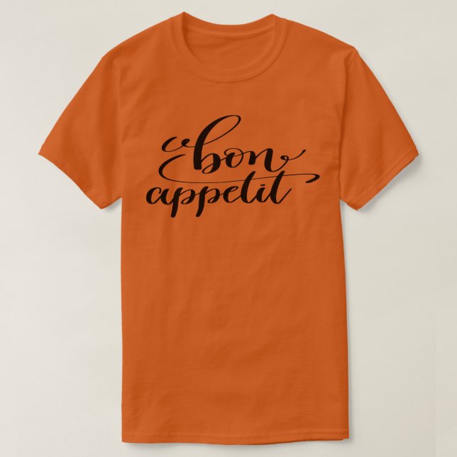 Camiseta Bon Appetit (Diseño del anverso)