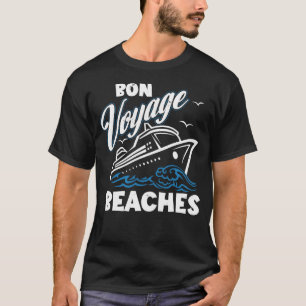 Camiseta Bon Cruise Voyage Beaches Buque Cruceros Gráficos