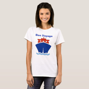 Camiseta Bon Voyage, añadir texto