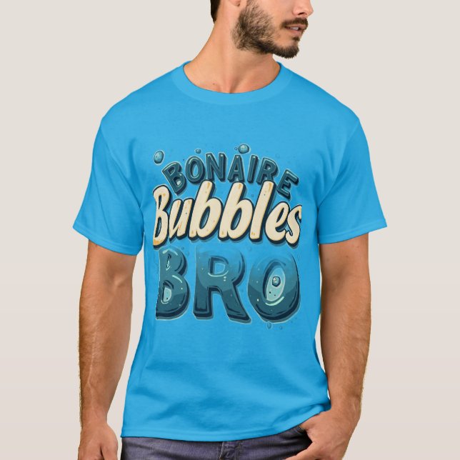 Camiseta Bonaire burbujas hermano (Anverso)