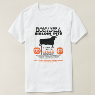 Camiseta Bonanza Sirloin Pit, Skokie, Illinois.