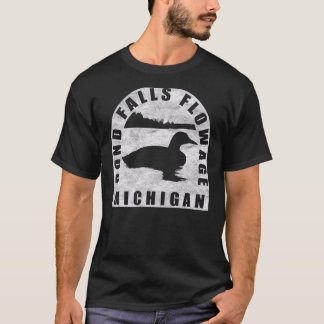 Camiseta Bond Falls Flor Loon Michigan