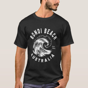 Camiseta Bondi Beach Australia Ocean Wave Novedad