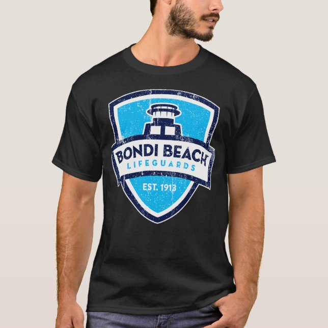 Camiseta Bondi Beach Rescue divertido (Anverso)