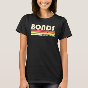 Camiseta Bonds Apellido Retro Vintage 80 s 90 Cumpleaños Re