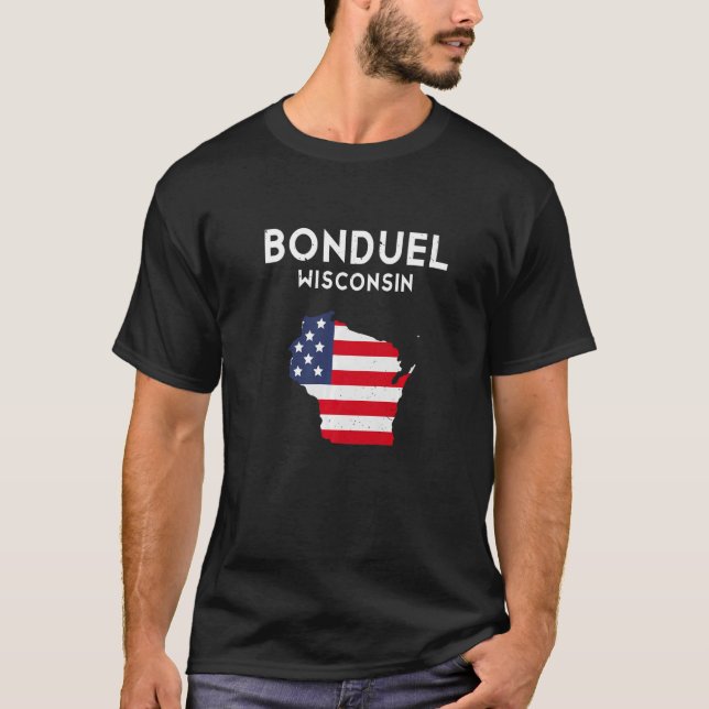 Camiseta Bonduel Wisconsin Estados Unidos EE.UU. Wiscons de (Anverso)