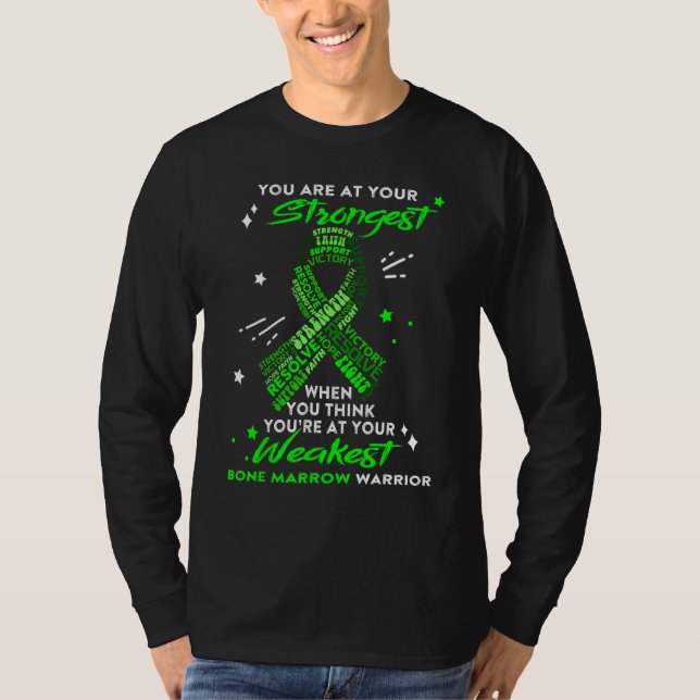 Camiseta Bone Marrow Warrior You Are At Your Strongest (Anverso)