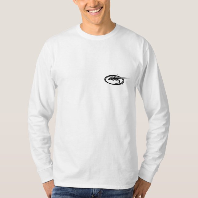 Camiseta "Bonefish en marcha" por la pesca con mosca de (Anverso)