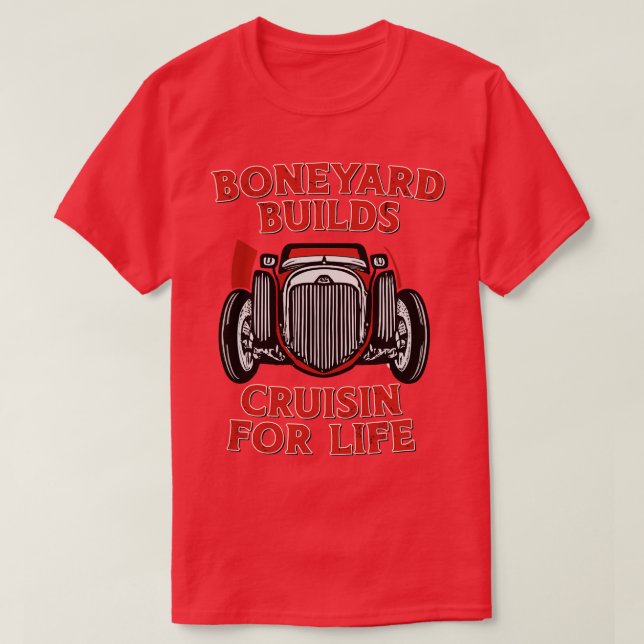 Camiseta Boneyard construye TShirt (Diseño del anverso)