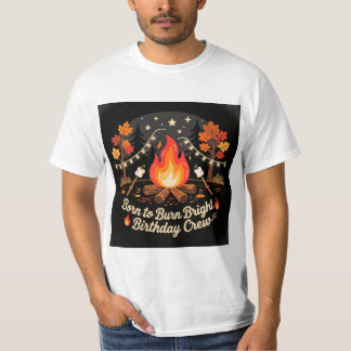 Camiseta Bonfire Birthday Party T-Shirt 🔥