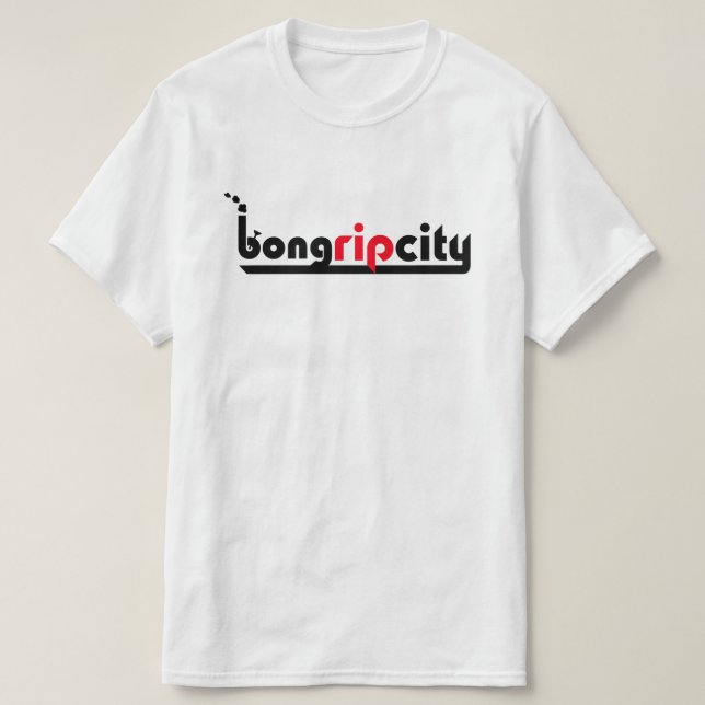 Camiseta Bong la ciudad del rasgón (Diseño del anverso)