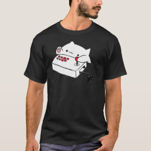Camiseta Bongo Cat Hoodie Funny Cute Gamer Meme gato Pullov