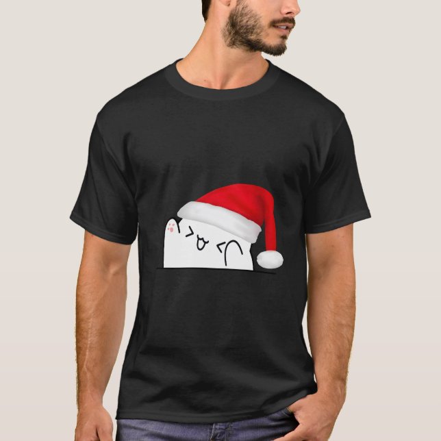 Camiseta Bongo Cat Navidades Edición Ho (Anverso)