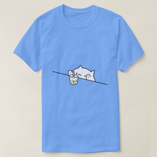 Camiseta Bongo Cat Wants Boba (Diseño del anverso)