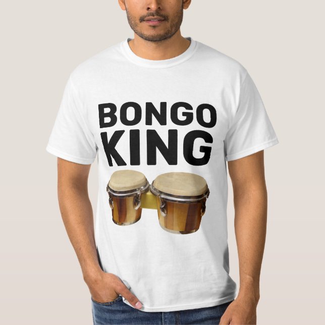 CAMISETA BONGO KING BONGO DRUMS T-SHIRS (Anverso)