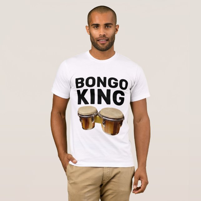CAMISETA BONGO KING BONGO DRUMS T-SHIRS (Anverso completo)