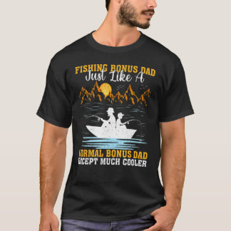 Camiseta Bonificación de pesca para hombres Papá al igual q