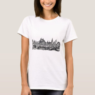 Camiseta Bonita ciudad en Francia en el mar Mediterráneo