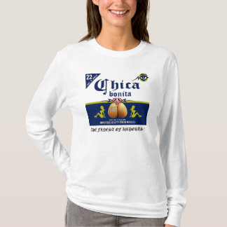 Camiseta Bonita de Chica - manga larga de la sudadera con
