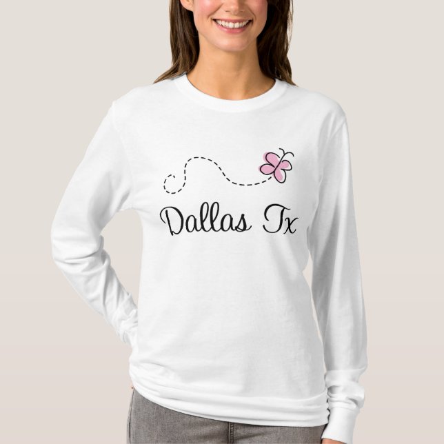 Camiseta bonita de Dallas Tejas (Anverso)