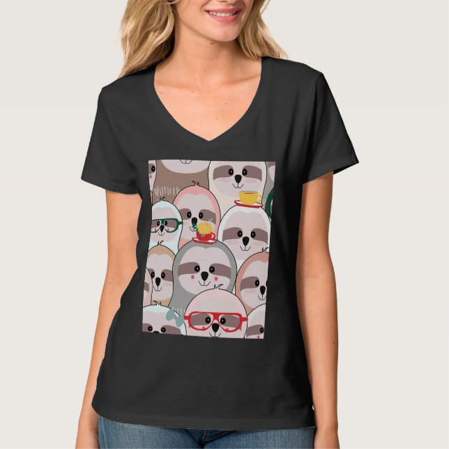 Camiseta Bonita Leche Cuidada En Pastel Gris Rosa (Anverso)