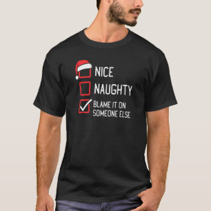Camiseta Bonita Lista Ridícula Culpa De Ella A Alguien Más