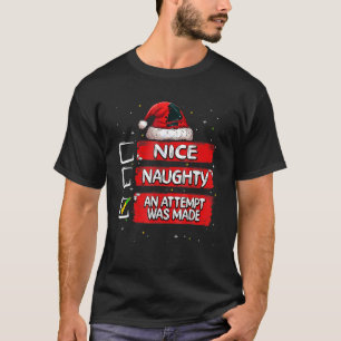 Camiseta Bonita Maldad Se Intentó Hacer Navidades List Sa