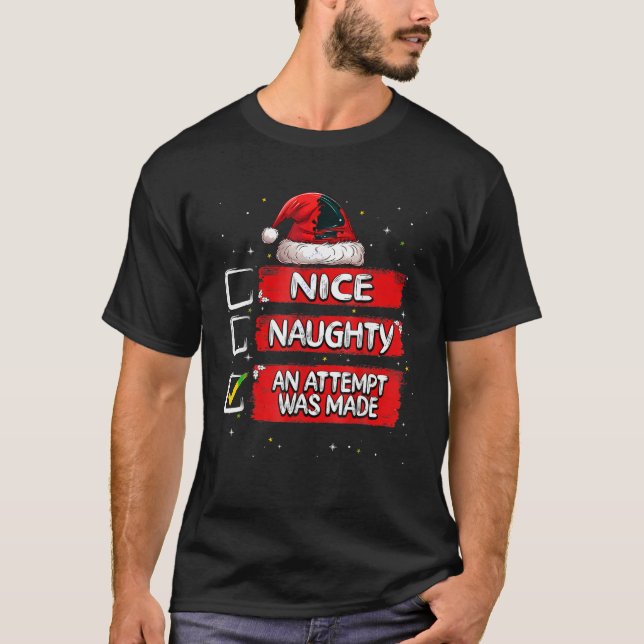Camiseta Bonita Maldad Se Intentó Hacer Navidades List Sa (Anverso)