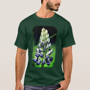 Camiseta Bonita naturaleza floral azul de Lupine