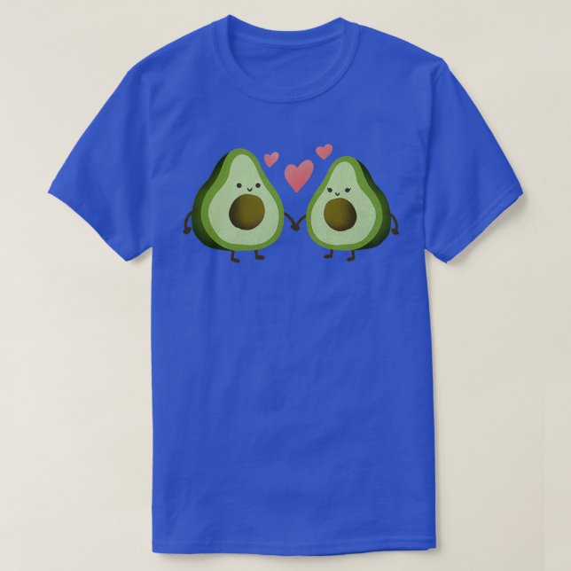 Camiseta Bonita pareja aguacate (Diseño del anverso)