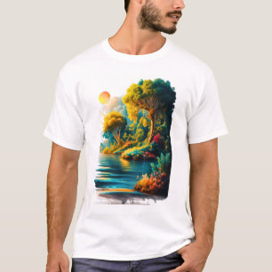 Camiseta Bonita puesta de sol