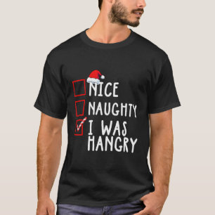 Camiseta Bonita traviesa, fui Navidades Hangry List Santa C